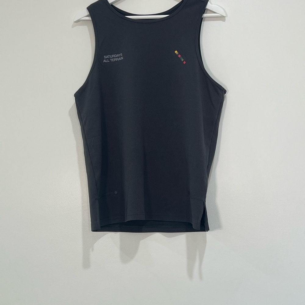 Saturdays All Terrain Black Tank Top